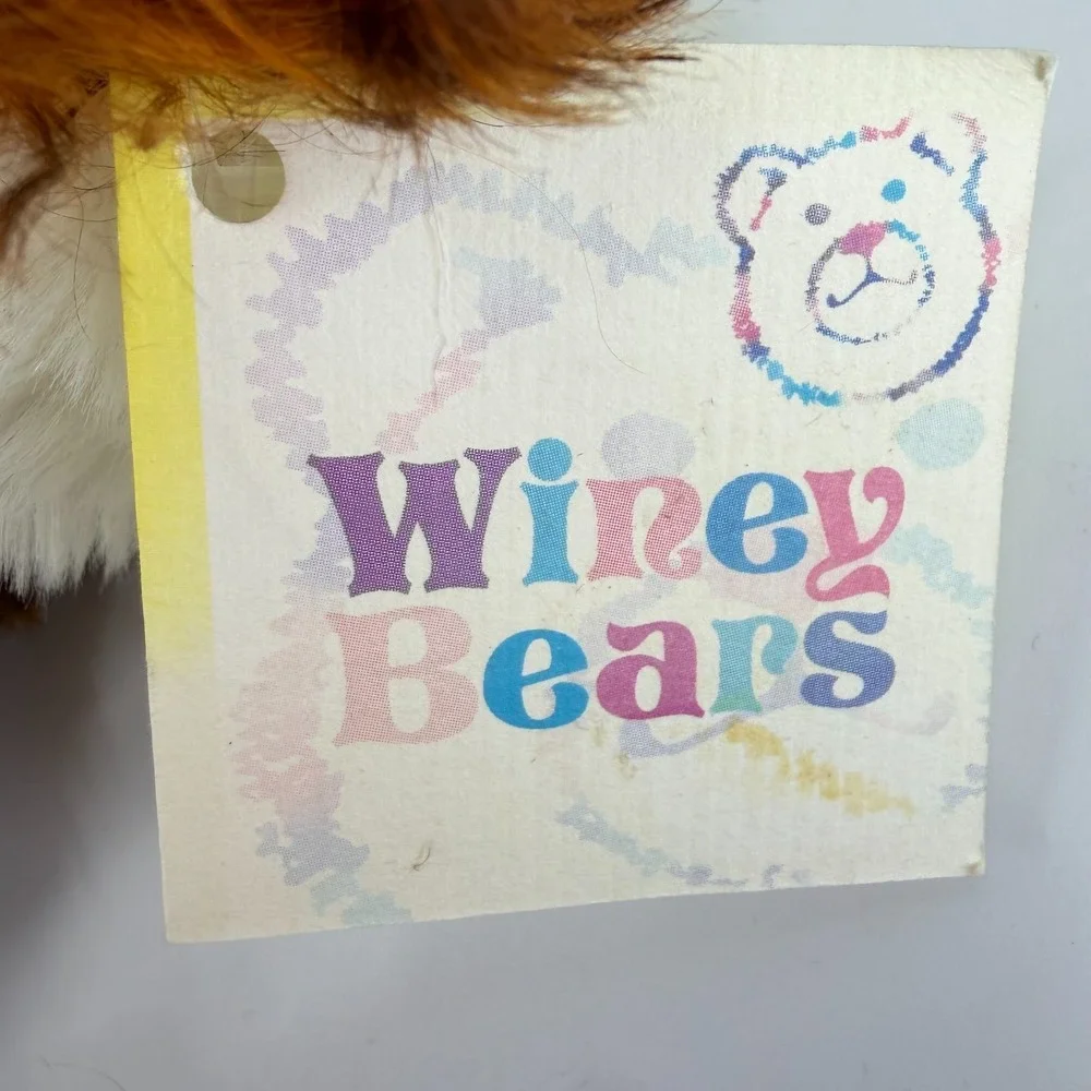 Whimsical Winey‎ - Sally Winey Bears Mohair Stuffed Animal Signed 2000 W TAGS